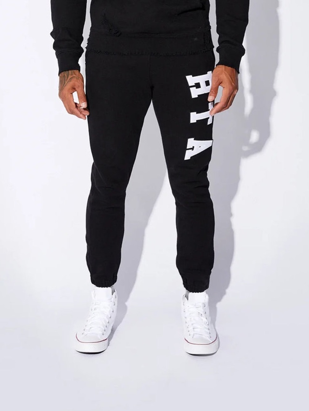 NWT RTA Distressed Collegiate Sweatpants